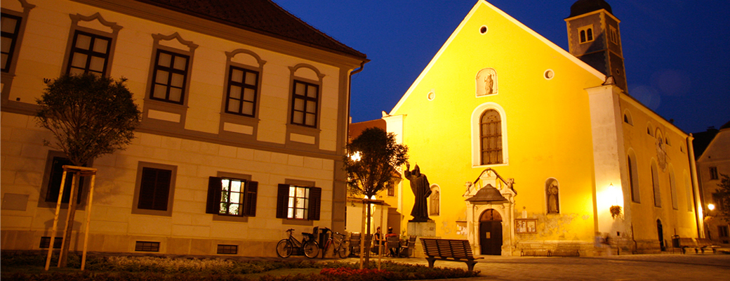 Palača Herzer i Franjevačka crkva sv. Ivana Krstitelja